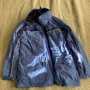 Women’s NEW periwinkle blue 2-in-1 LL Bean winter coat.